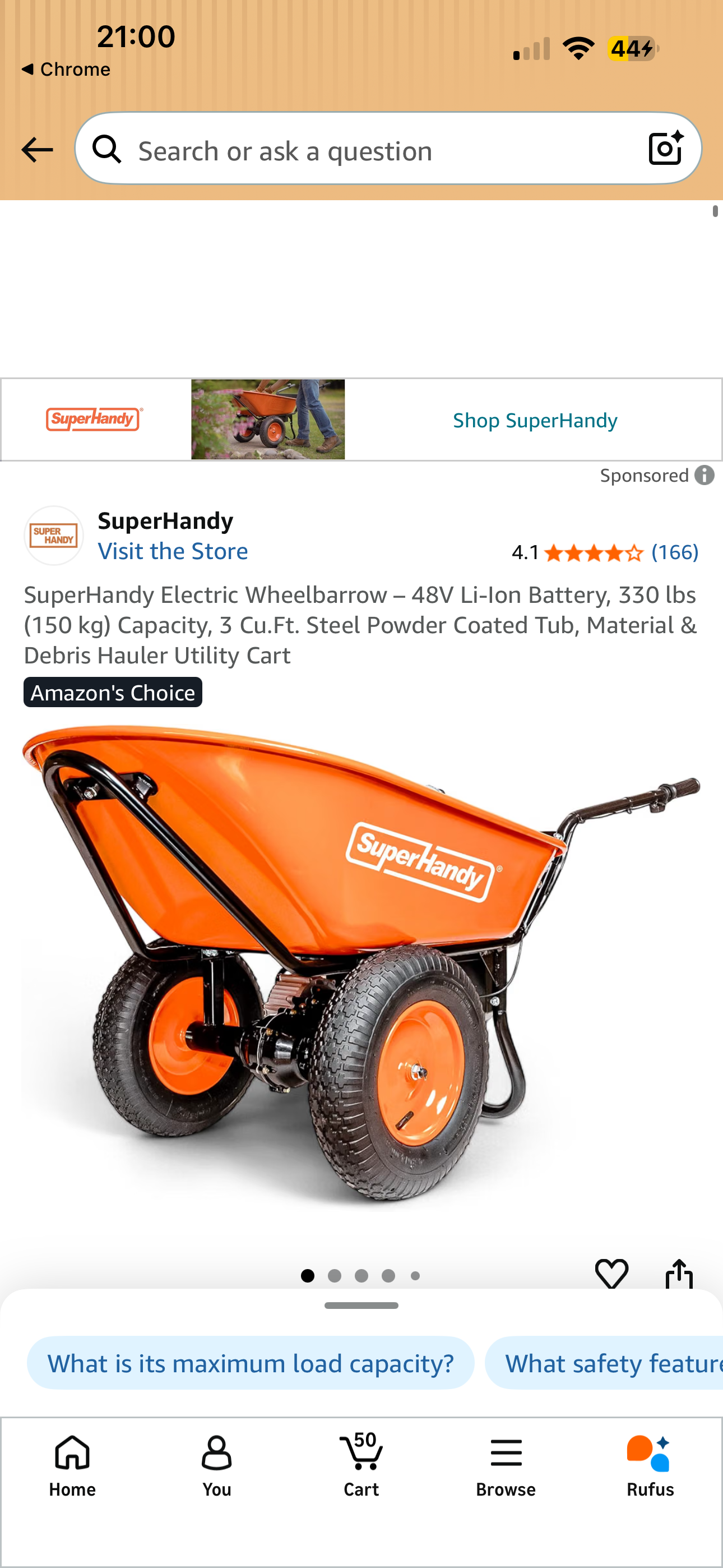 superhandy wheelbarrow
